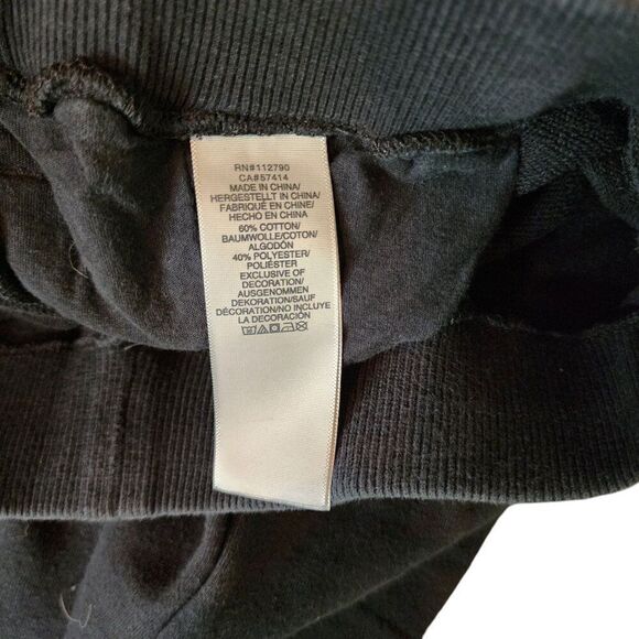 True Religion High Rise Jogger Lounge Pants Pockets Womens Size L Black - Picture 5 of 6
